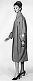 Coat, Charles James (American, born Great Britain, 1906–1978), wool, American